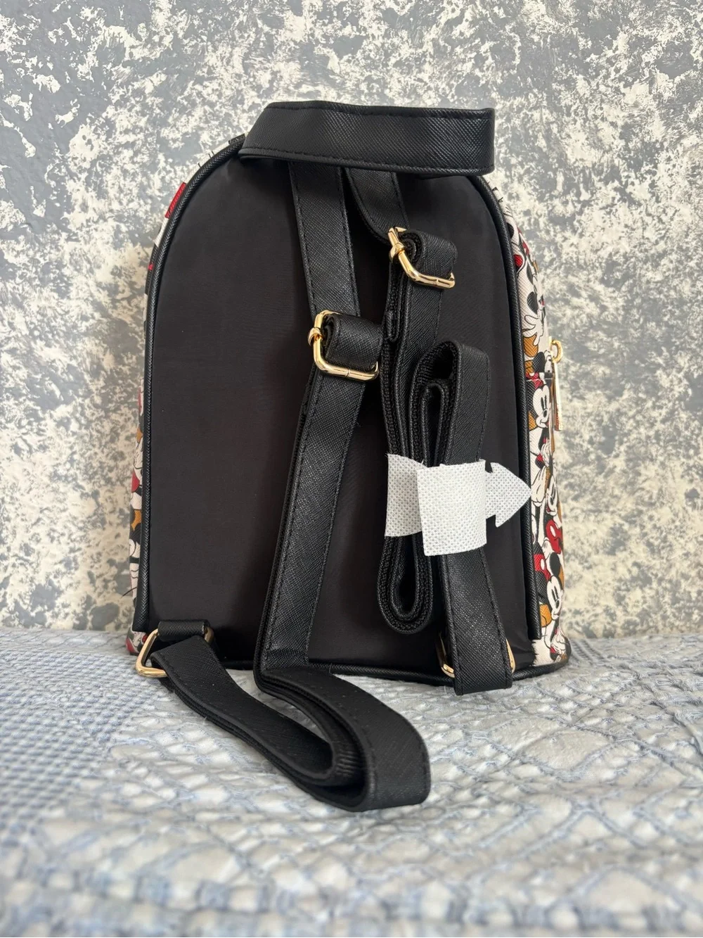 Disney Mickey Mouse Pattern Mini Backpack - Multi - Picture 2 of 3